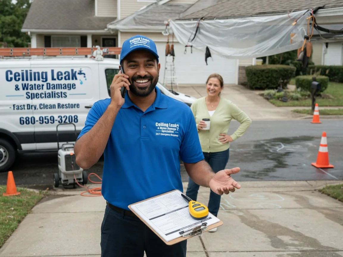 Ceiling Leak Cleanup Center City, MN FAQs
